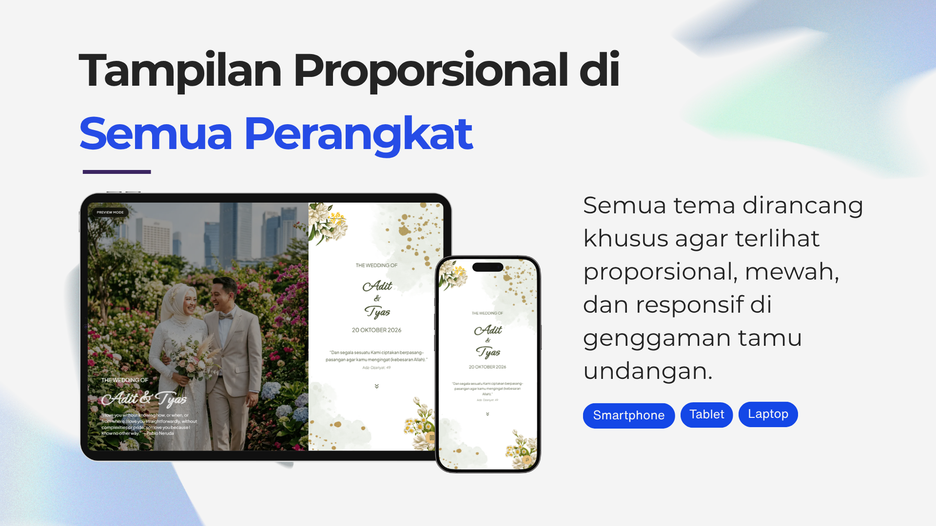 Tampilan Proporsional di Semua Perangkat